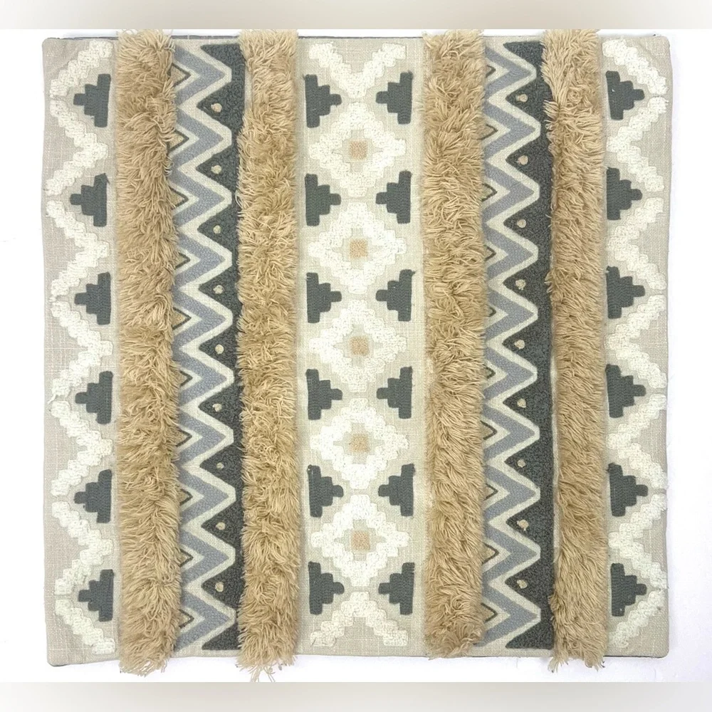 Pier 1 Textured Boho Accent Pillow Case